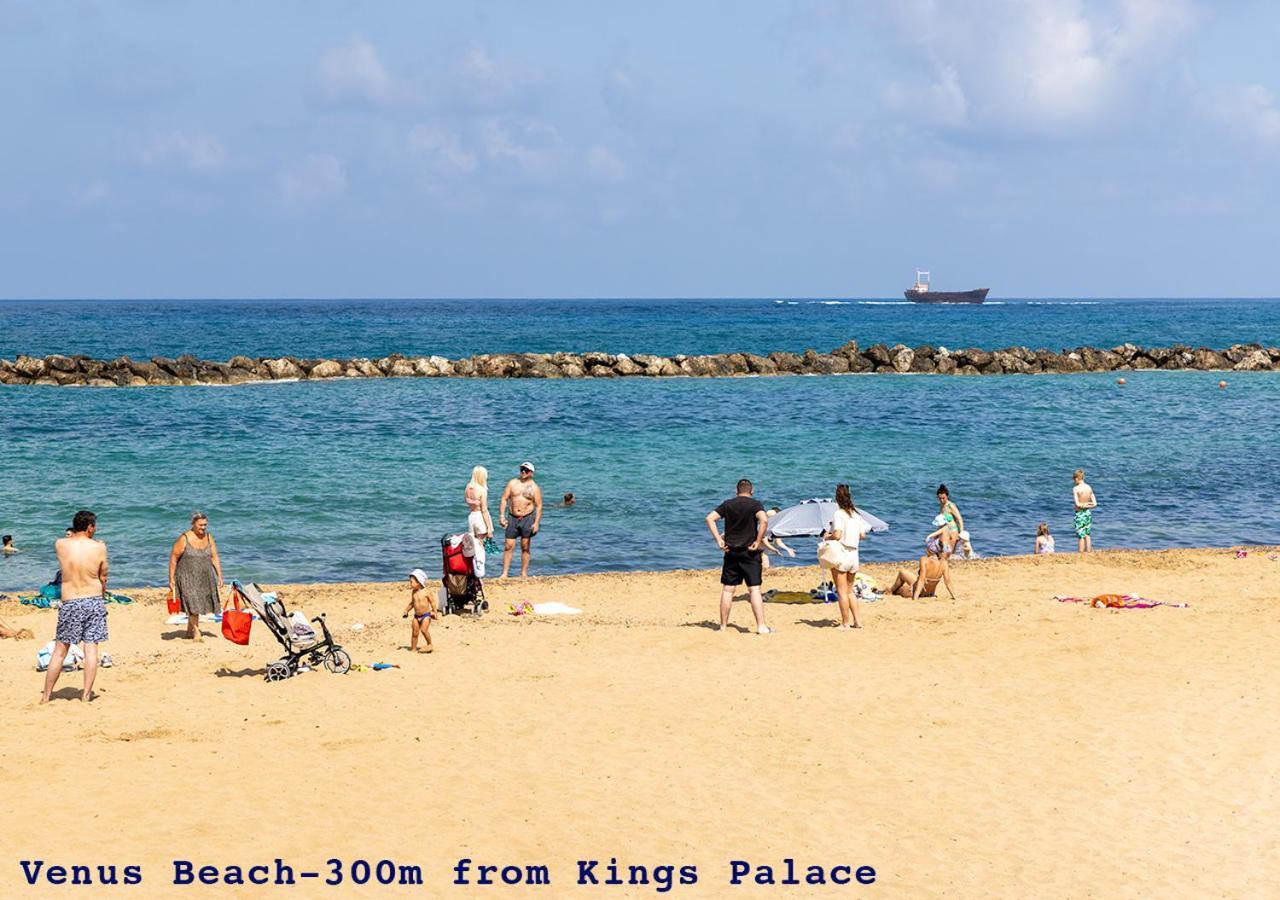 105 Kings Palace - Fabulous 2 Bed, 2 Bath, Large Patio With Garden - Sea Views Paphos Ngoại thất bức ảnh