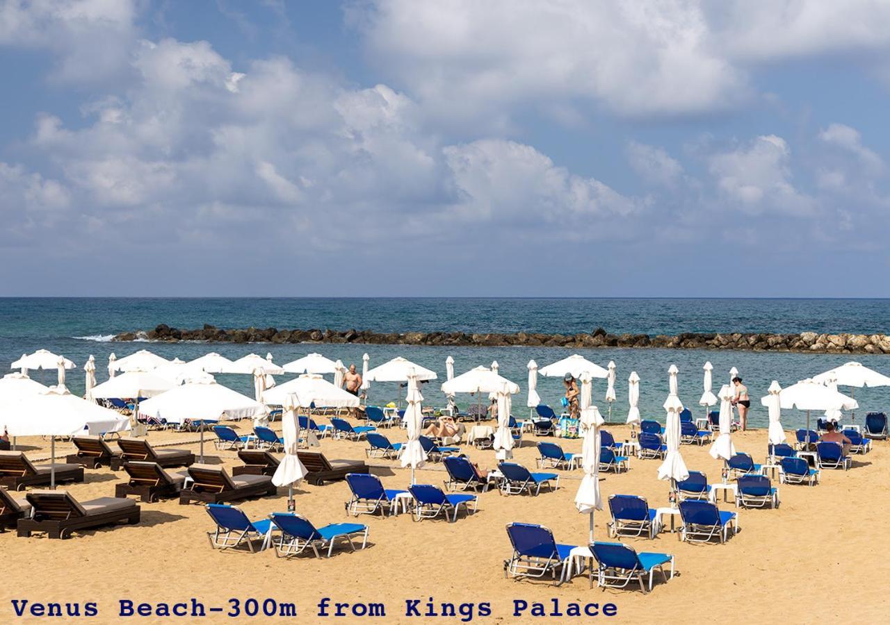 105 Kings Palace - Fabulous 2 Bed, 2 Bath, Large Patio With Garden - Sea Views Paphos Ngoại thất bức ảnh
