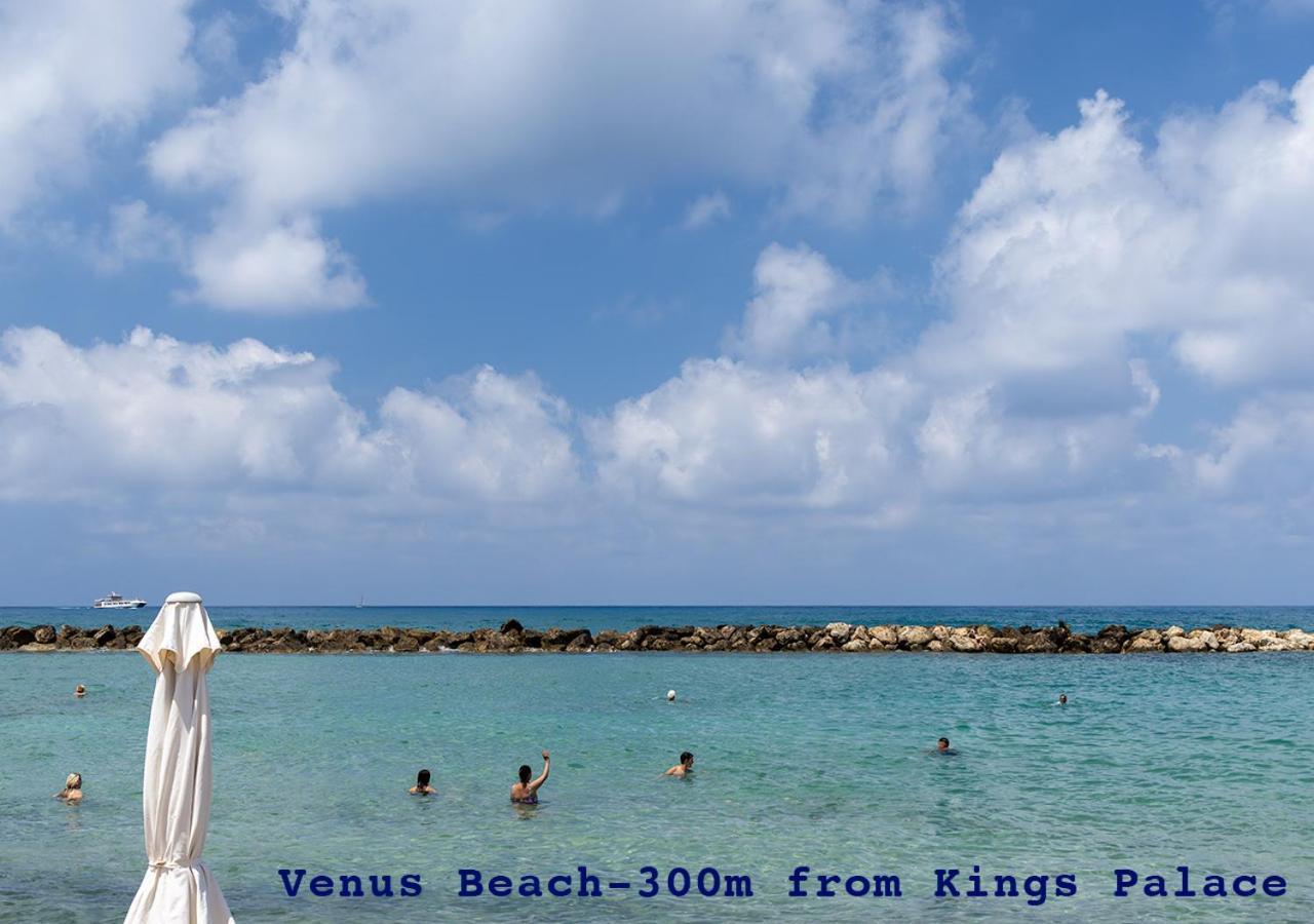 105 Kings Palace - Fabulous 2 Bed, 2 Bath, Large Patio With Garden - Sea Views Paphos Ngoại thất bức ảnh
